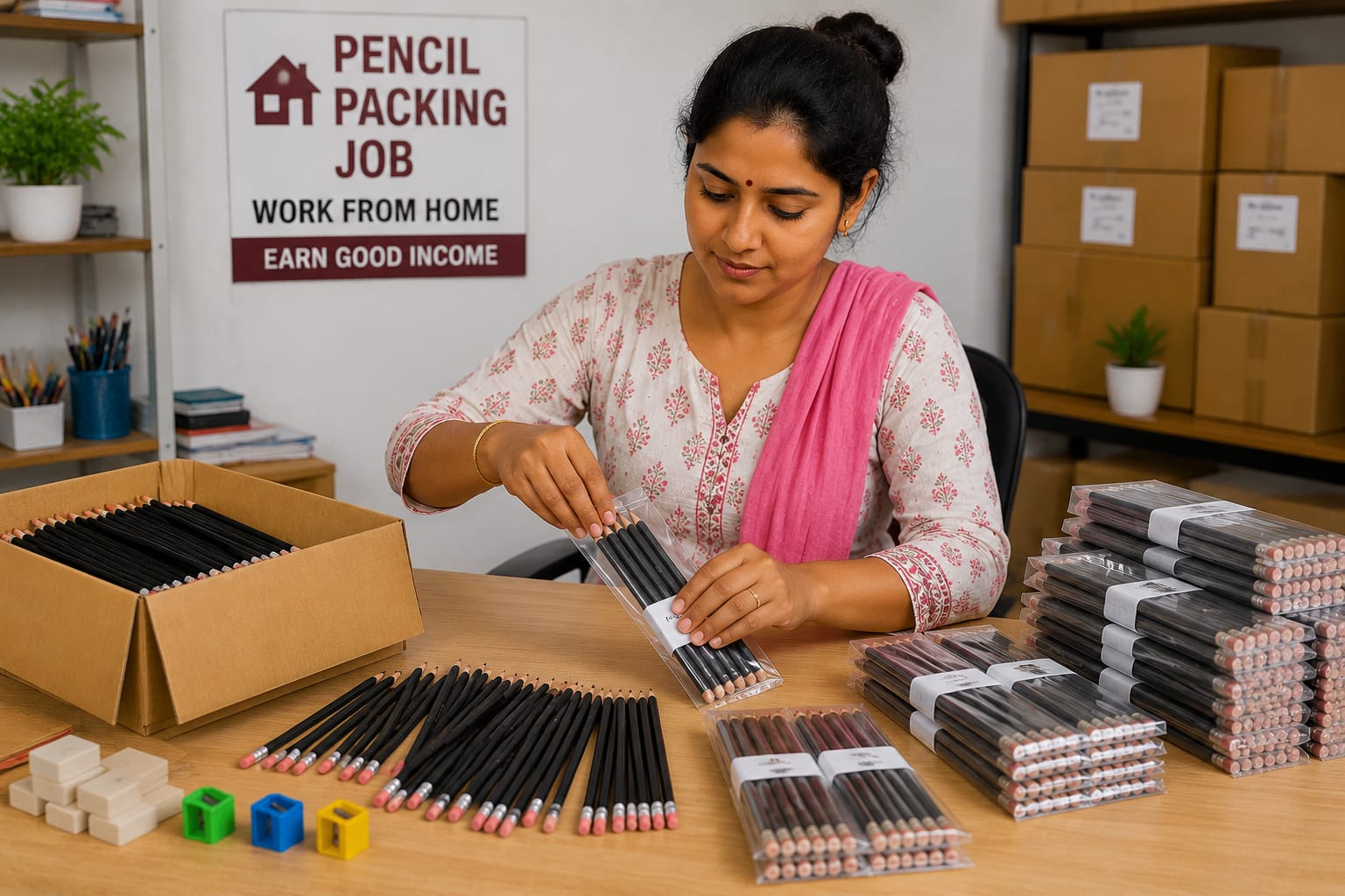 Natraj Pencil Packing Job